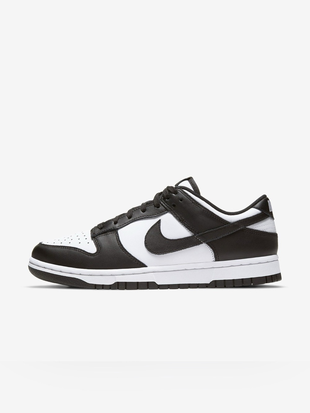 Nike Women’s Dunk Low Retro Sneakers, Black/White, Panda Color, Size 8